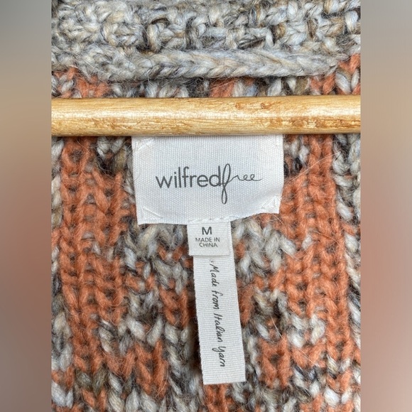 Wilfred Free Arable Alpaca/Wool Blend Zip Up Cardigan - Picture 6 of 7